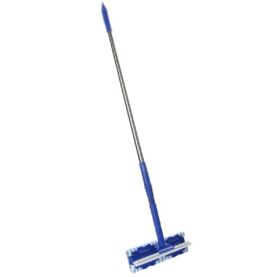 Окномойка универсальная микрофибра, телескопическая ручка нерж сталь 102-138см VETTA (10шт/кор) - фото в Миди Лтд Изображение товара Окномойка универсальная микрофибра, телескопическая ручка нерж сталь 102-138см VETTA (10шт/кор) в Миди Лтд