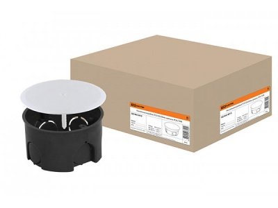 Изображение товара Коробка распаячная СП D103х50мм крышка IP20 инд штрихкод TDM в Миди Лтд