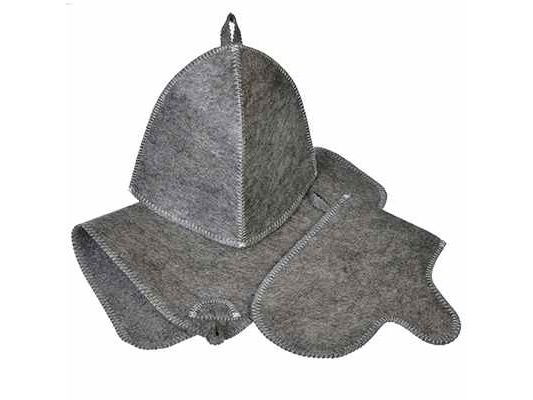 Набор банный 3 предмета (шапка,варежка,коврик) цвет Серый (30шт/кор) - фото в Миди Лтд Изображение товара Набор банный 3 предмета (шапка,варежка,коврик) цвет Серый (30шт/кор) в Миди Лтд