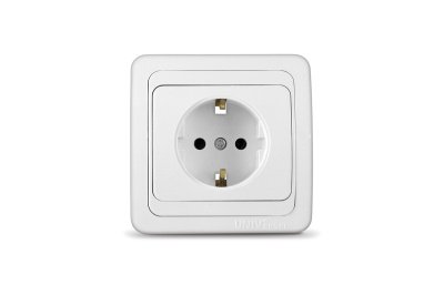 Изображение товара Розетка c/з бел Валери СП (керамика) 16А 220В (5/10/200) 0031018 в Миди Лтд