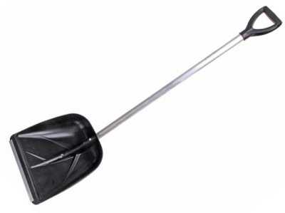 Лопата снеговая Зима с алюминевой планкой 400*380 - фото в Миди Лтд Изображение товара Лопата снеговая Зима с алюминевой планкой 400*380 в Миди Лтд