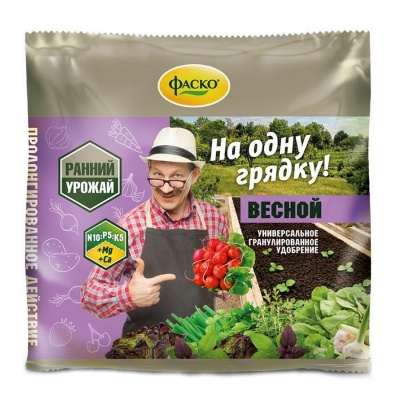 Изображение товара Удобрение ФАСКО На одну грядку Весна 0,5кг (20шт/уп) в Миди Лтд