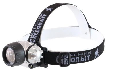 Фонарь налобный 65х75х50мм "Сибирский Следопыт" Циклоп 5, 5 LED, 3*AAA - фото в Миди Лтд Изображение товара Фонарь налобный 65х75х50мм "Сибирский Следопыт" Циклоп 5, 5 LED, 3*AAA в Миди Лтд
