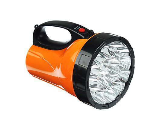 Изображение товара Фонарь прожектор ЕРМАК 18 ярк LED 3*ААА 17x11см вилка 220В 198-012 в Миди Лтд