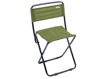 Изображение товара Стул складной походный со спинкой NIKA 385x370x650 хаки в Миди Лтд