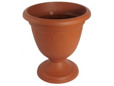 Вазон высокий КОЛЫВАНЬ терракотовый д30см 8,1л (7шт/уп) - фото в Миди Лтд Изображение товара Вазон высокий КОЛЫВАНЬ терракотовый д30см 8,1л (7шт/уп) в Миди Лтд