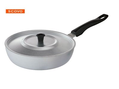 Сковородка алюм. Scovo 22см метал. крышка пласт. ручка (10шт/уп) Х - фото в Миди Лтд Изображение товара Сковородка алюм. Scovo 22см метал. крышка пласт. ручка (10шт/уп) Х в Миди Лтд