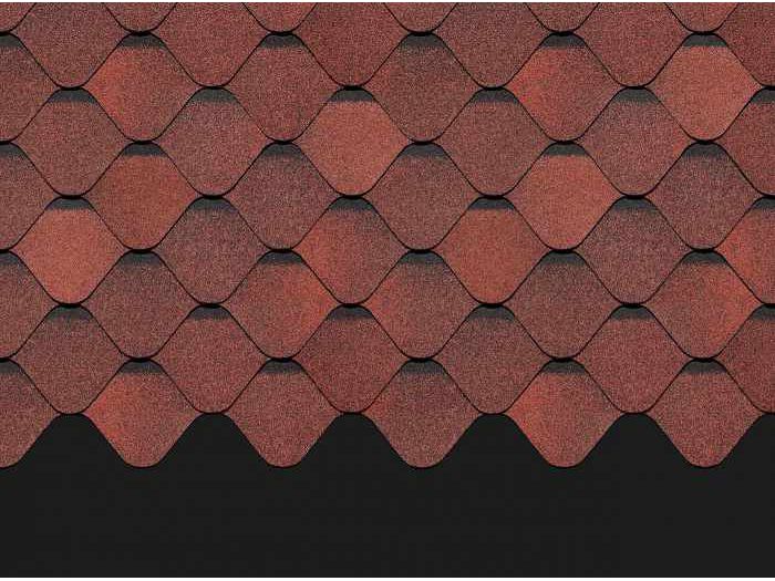 Черепица гибкая битумная DOCKE PIE Premium НИЦЦА 1000*315мм Клубника (2,9м2/уп) Х - фото в Миди Лтд Изображение товара Черепица гибкая битумная DOCKE PIE Premium НИЦЦА 1000*315мм Клубника (2,9м2/уп) Х в Миди Лтд