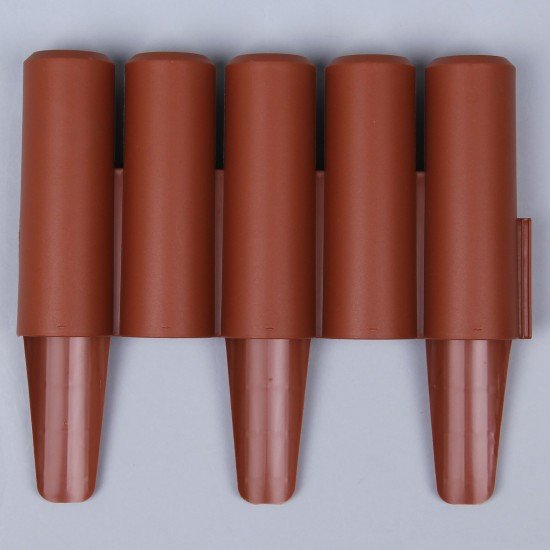 Ограждение для палисадника терракот 10 секций 24,3*270 - фото в Миди Лтд Изображение товара Ограждение для палисадника терракот 10 секций 24,3*270 в Миди Лтд