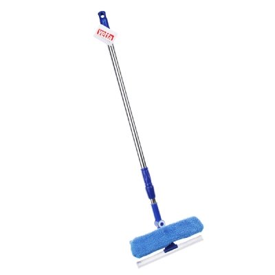 Окномойка двусторонняя (скребок 23см+микрофибра 25х7см) телескоп. черенок нерж сталь 105см VETTA  - фото в Миди Лтд Изображение товара Окномойка двусторонняя (скребок 23см+микрофибра 25х7см) телескоп. черенок нерж сталь 105см VETTA  в Миди Лтд