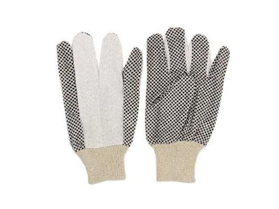 Изображение товара Перчатки садовые х/б ткань с ПВХ точкой INBLOOM (12шт/уп)  Х в Миди Лтд