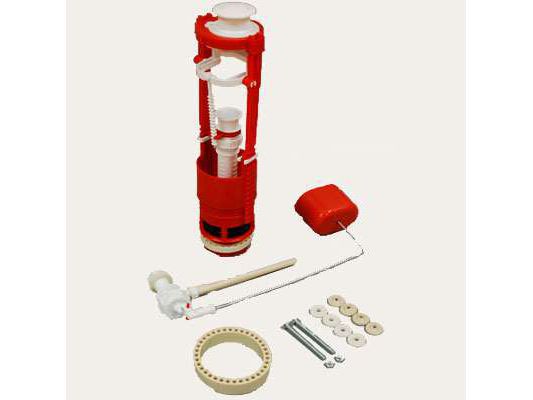 Изображение товара Арматура для бачка с кнопкой/универсальная/боковой подвод/метал кнопка (20шт) в Миди Лтд