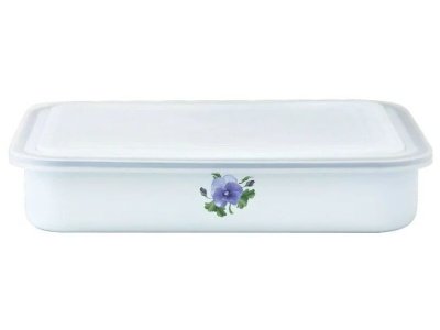 Лоток эмаль белая 2,5л Анютины глазки С-2511Кп/4 (8шт/уп) - фото в Миди Лтд Изображение товара Лоток эмаль белая 2,5л Анютины глазки С-2511Кп/4 (8шт/уп) в Миди Лтд