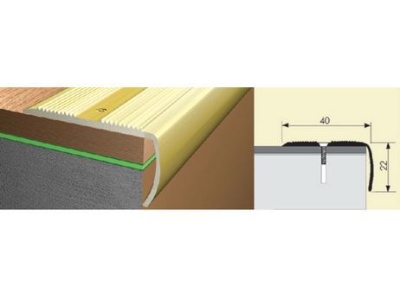 Угол 40*22 1,8 бронза - фото в Миди Лтд Изображение товара Угол 40*22 1,8 бронза в Миди Лтд