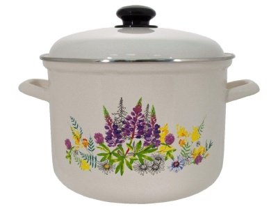 Кастрюля эмаль жемчужная 4,5л Люпины С-1615АП2/4Жм (4шт/уп) Х - фото в Миди Лтд Изображение товара Кастрюля эмаль жемчужная 4,5л Люпины С-1615АП2/4Жм (4шт/уп) Х в Миди Лтд