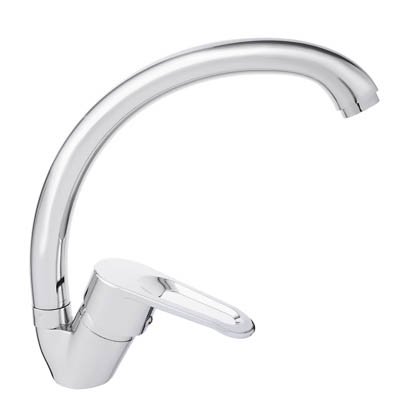 Смеситель для кухни СоюзКран поворотный излив 25см керам картридж 40мм хром цинк SK01-C125 - фото в Миди Лтд Изображение товара Смеситель для кухни СоюзКран поворотный излив 25см керам картридж 40мм хром цинк SK01-C125 в Миди Лтд