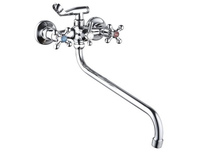 Изображение товара Смеситель для ванны длинный излив DFR7-A ZEGOR в Миди Лтд