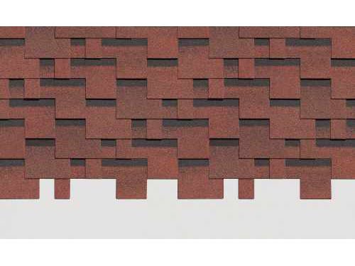 ХЧерепица гибкая битумная DOCKE PIE Standart Тетрис 1000*318мм Красная (3м2/уп) - фото в Миди Лтд Изображение товара ХЧерепица гибкая битумная DOCKE PIE Standart Тетрис 1000*318мм Красная (3м2/уп) в Миди Лтд