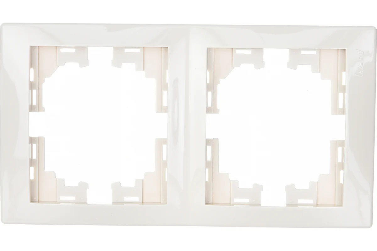 Рамка 2-ая LEZARD Мира вертикальная б/вставок крем - фото в Миди Лтд Изображение товара Рамка 2-ая LEZARD Мира вертикальная б/вставок крем в Миди Лтд