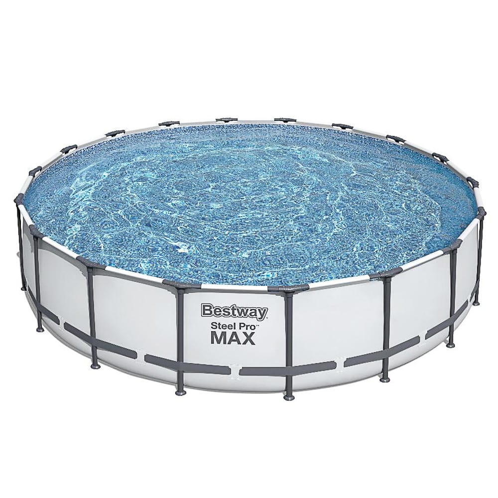 Изображение товара Бассейн каркасный с фильтр-насосом, лестницей и чехлом, диспенсер BESTWAY 549*122см 56462 в Миди Лтд