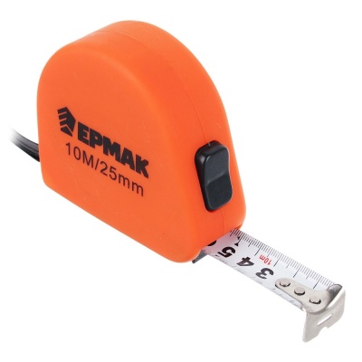 Изображение товара Рулетка 10м*25мм ЕРМАК софт-тач (60шт/кор)   Х в Миди Лтд