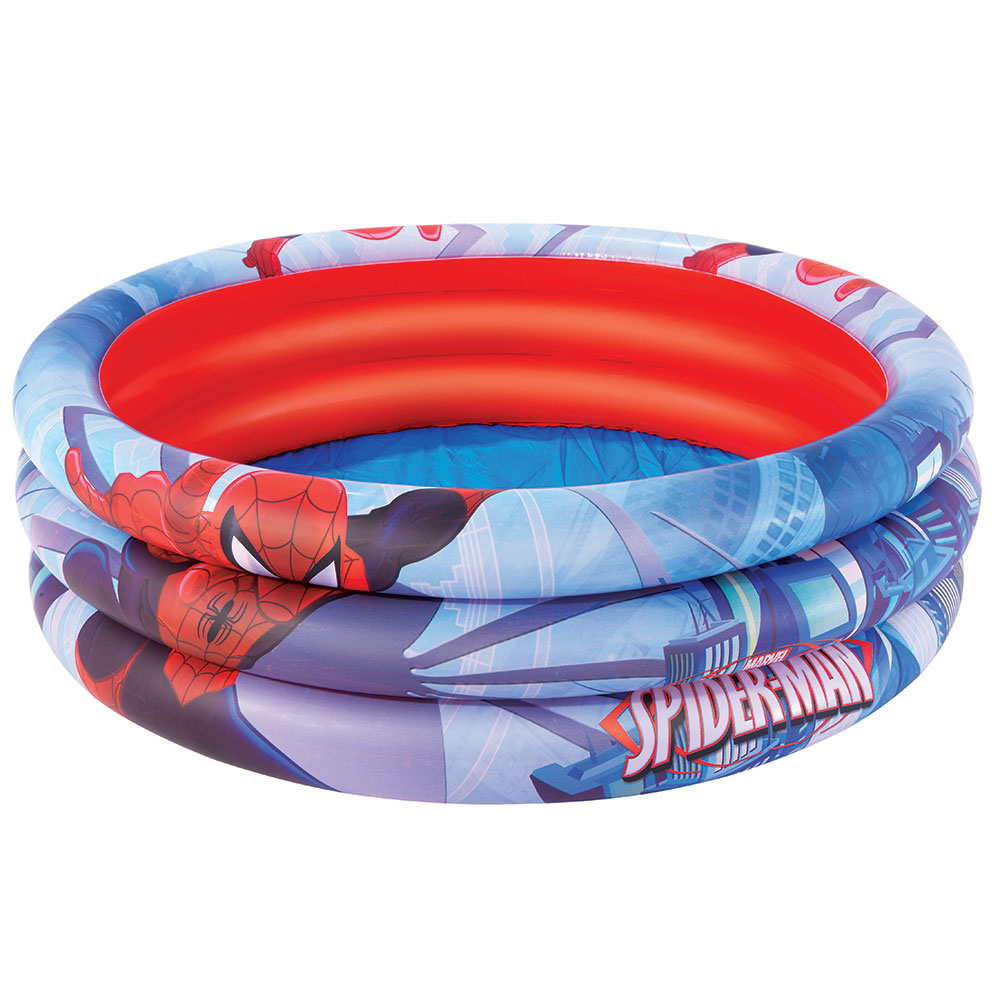 Изображение товара Бассейн надувной детский Spider Man BESTWAY ПВХ 122*30см 200л 98018 в Миди Лтд
