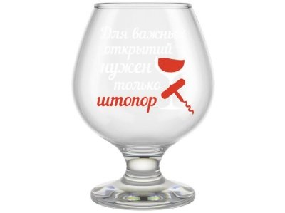 Изображение товара Бокал для бренди Винчик 385мл 6шт (3шт/уп) Х в Миди Лтд