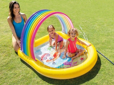 Изображение товара Бассейн игровой Радужная арка INTEX 147*13*86см 57156 (4шт/кор) в Миди Лтд