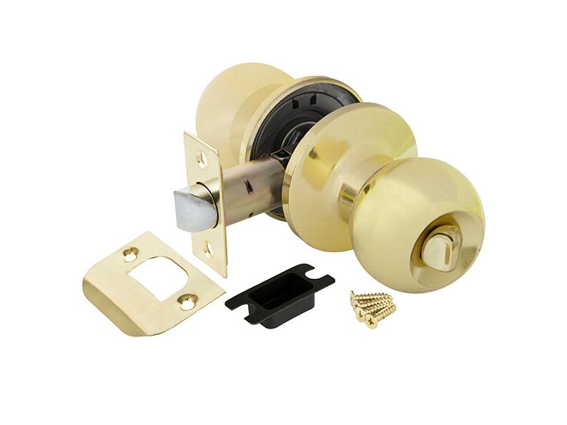 Изображение товара Замок шар Золото с фиксатором 6082 РВ-В в Миди Лтд