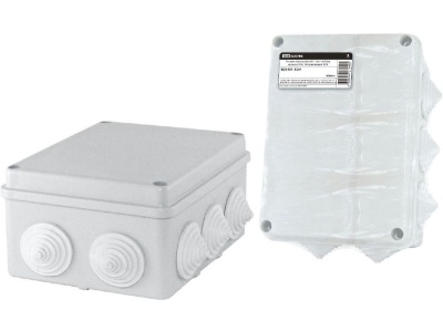 Изображение товара Коробка распаячная ОП 150х110х70мм IP44 крышка, 10 гермовводов TDM в Миди Лтд