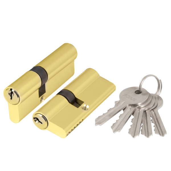 Цилиндр. механизм  AX100/70mm (30+10+30) РВ латунь 5ключей - фото в Миди Лтд Изображение товара Цилиндр. механизм  AX100/70mm (30+10+30) РВ латунь 5ключей в Миди Лтд