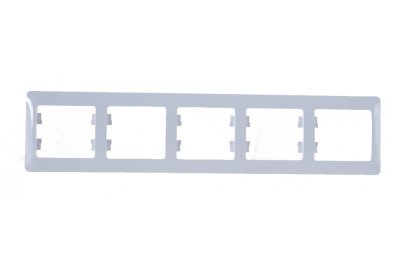 Рамка 5-ая Schneider Glossa горизонтальная белая - фото в Миди Лтд Изображение товара Рамка 5-ая Schneider Glossa горизонтальная белая в Миди Лтд