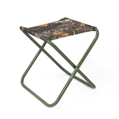 Изображение товара Стул туристический СЛЕДОПЫТ складной средний 360х420х420мм труба сталь 20х1мм цвет лес тёмный в Миди Лтд