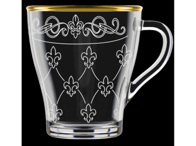 Кружка для чая Французкая Лилия 250мл (20шт/уп) - фото в Миди Лтд Изображение товара Кружка для чая Французкая Лилия 250мл (20шт/уп) в Миди Лтд