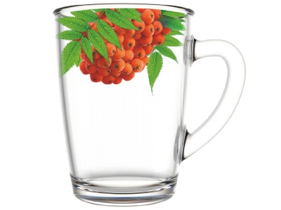 Кружка для чая Рябинушка 300мл (12шт/уп) - фото в Миди Лтд Изображение товара Кружка для чая Рябинушка 300мл (12шт/уп) в Миди Лтд