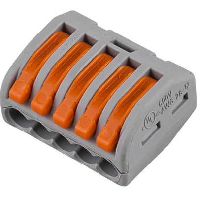 Изображение товара Клемма соединительная  WAGO222-415 (2,5мм2) (5 провода) в Миди Лтд