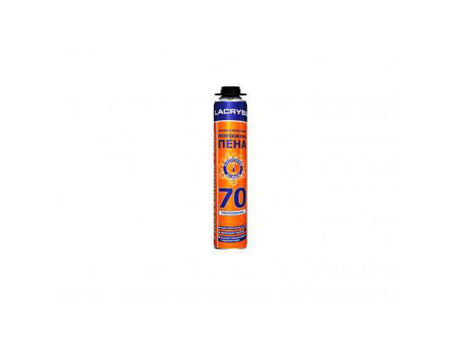 Изображение товара Пена монтажная LACRYSIL 70 профессиональная 850мл (12шт/уп) в Миди Лтд