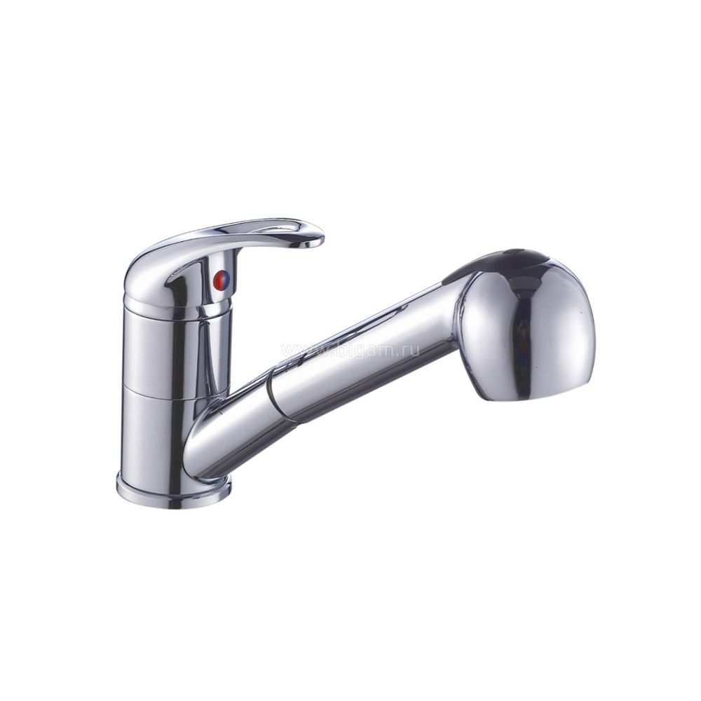 Изображение товара Смеситель для кухни с выдвижной лейкой 40мм S4017 ХХХ в Миди Лтд