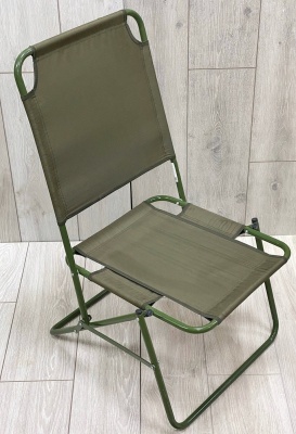 Изображение товара Стул туристический СЛЕДОПЫТ Комфорт складной со спинкой 460х530х850мм труба сталь 16х1мм цвет в  в Миди Лтд