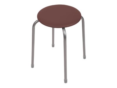 Табурет Ника эконом 2 NIKA 450х465мм коричневый - фото в Миди Лтд Изображение товара Табурет Ника эконом 2 NIKA 450х465мм коричневый в Миди Лтд