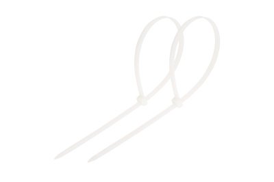 Хомуты нейлоновые белые 200х2,5мм (100шт/уп) - фото в Миди Лтд Изображение товара Хомуты нейлоновые белые 200х2,5мм (100шт/уп) в Миди Лтд