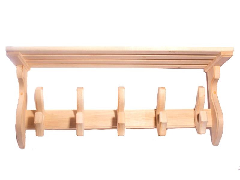 Полка-вешалка двойные крючки 6кр - фото в Миди Лтд Изображение товара Полка-вешалка двойные крючки 6кр в Миди Лтд