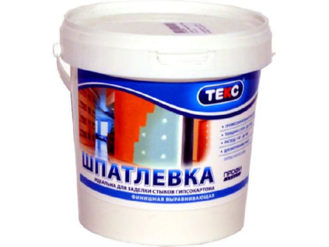 Изображение товара Шпатлевка латексная ТЕКС Профи 16кг в Миди Лтд