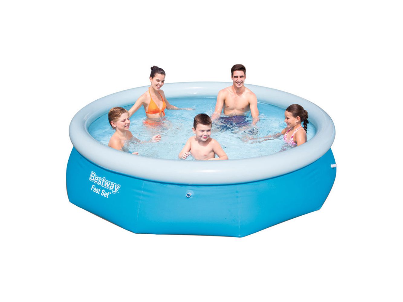 Изображение товара Бассейн с надувным бортом BESTWAY 305*76см 3638л 57266 в Миди Лтд