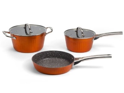 АКЦИЯ Набор посуды GALAXY GL 9515 Оранжевый 5 предметов Кастрюля 4,6л с крышкой Ковш 2,7л с крышкой  - фото в Миди Лтд Изображение товара АКЦИЯ Набор посуды GALAXY GL 9515 Оранжевый 5 предметов Кастрюля 4,6л с крышкой Ковш 2,7л с крышкой  в Миди Лтд