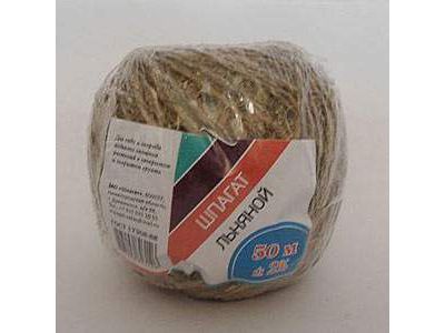 Шпагат джутовый 50м (клубок) (25шт/уп) - фото в Миди Лтд Изображение товара Шпагат джутовый 50м (клубок) (25шт/уп) в Миди Лтд
