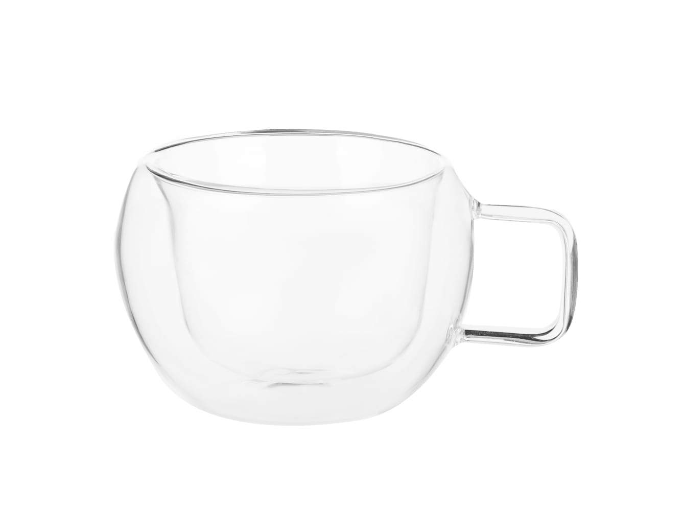 Изображение товара Кружка с двойными стенками 250мл 9*5.5*7.6см стекло SATOSHI (48шт/уп)    ХХ в Миди Лтд