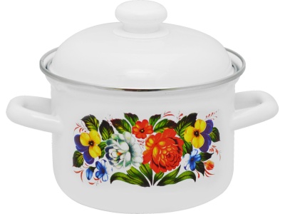 Кастрюля эмаль белая 3,0л Татьяна С-1612АП2/4 (4шт/уп) Х - фото в Миди Лтд Изображение товара Кастрюля эмаль белая 3,0л Татьяна С-1612АП2/4 (4шт/уп) Х в Миди Лтд