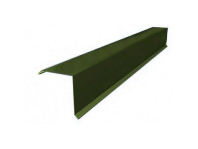 Торцевая планка 90*100*2000мм зеленый мох (RAL 6005) - фото в Миди Лтд Изображение товара Торцевая планка 90*100*2000мм зеленый мох (RAL 6005) в Миди Лтд