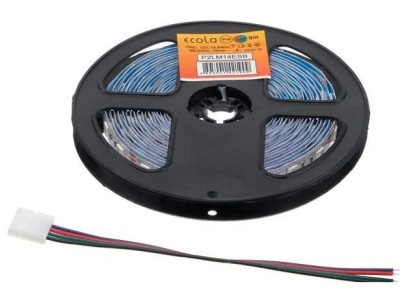Изображение товара Лента светодиодная Ecola LED на катушке 5м. 14.4Вт/м 12V IP20 10мм 60Led/м RGB в Миди Лтд